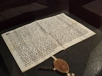 Urkunde von 1318 aus unserem Kloster...sie belegt, wie die Beginen unter den Schutz des Bischofs von Konstanz gestellt werden